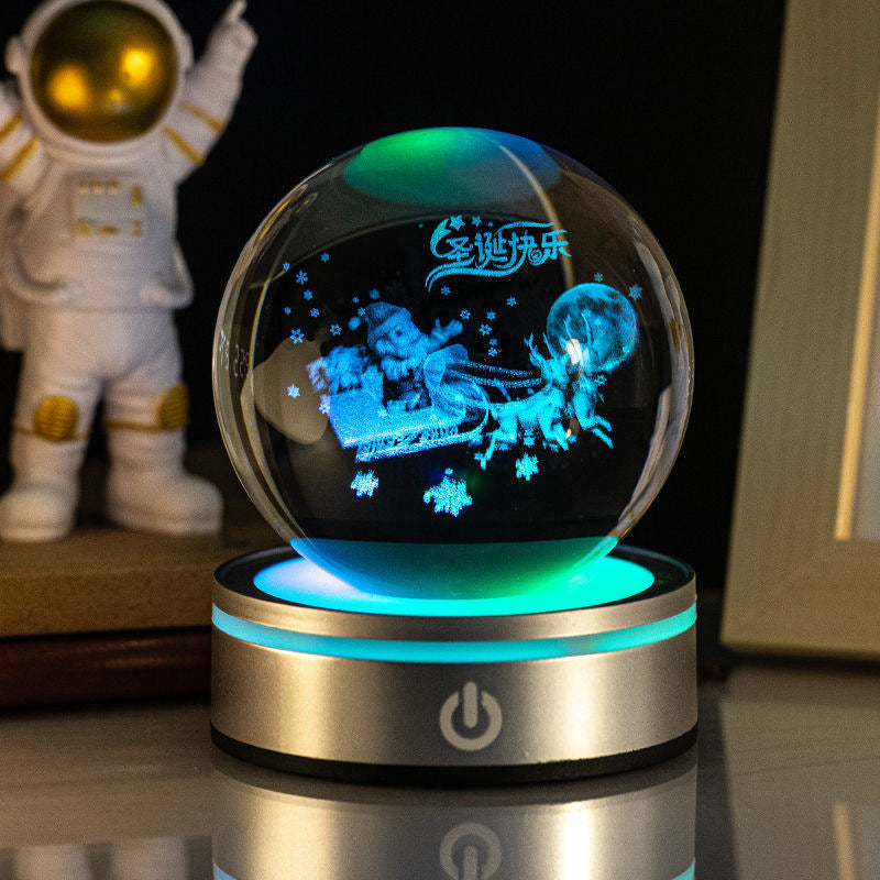 Creative Colorful 3D Luminous Crystal Ball - EverybodyBuying