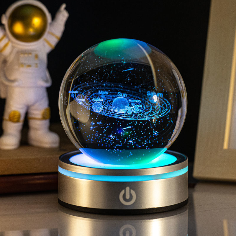 Creative Colorful 3D Luminous Crystal Ball - EverybodyBuying
