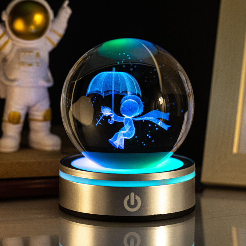 Creative Colorful 3D Luminous Crystal Ball - EverybodyBuying