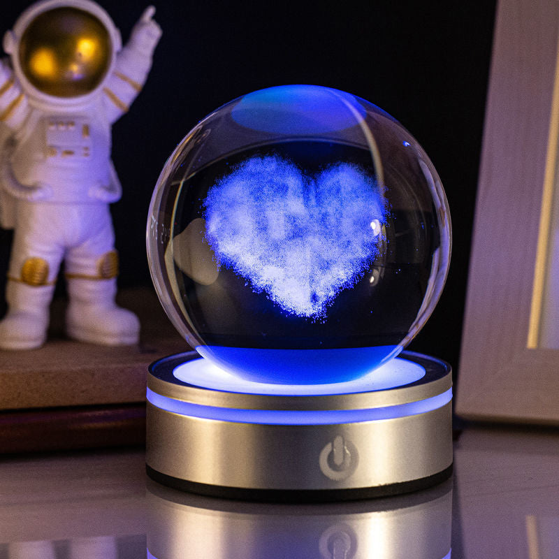 Creative Colorful 3D Luminous Crystal Ball - EverybodyBuying
