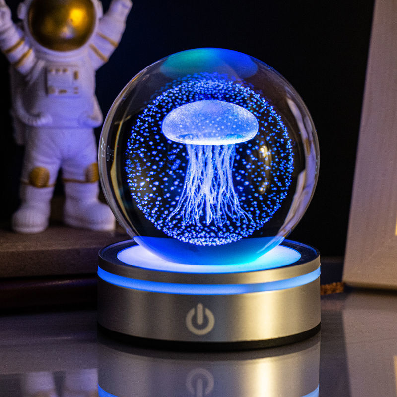Creative Colorful 3D Luminous Crystal Ball - EverybodyBuying
