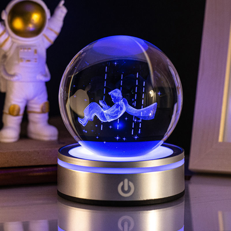 Creative Colorful 3D Luminous Crystal Ball - EverybodyBuying