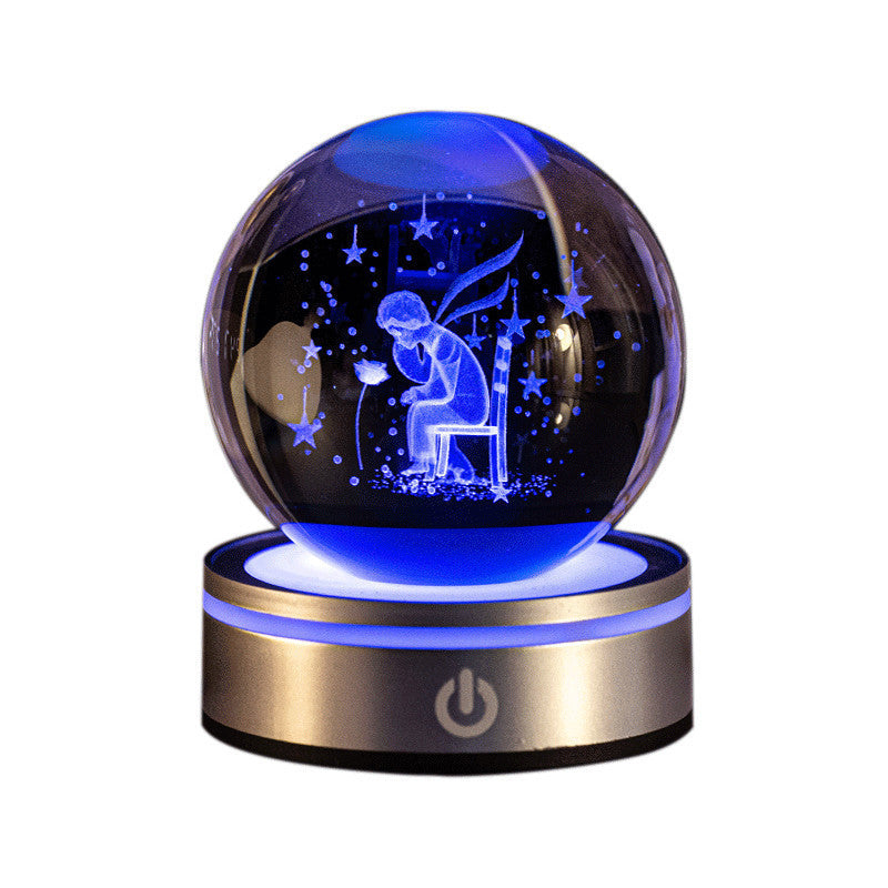 Creative Colorful 3D Luminous Crystal Ball - EverybodyBuying