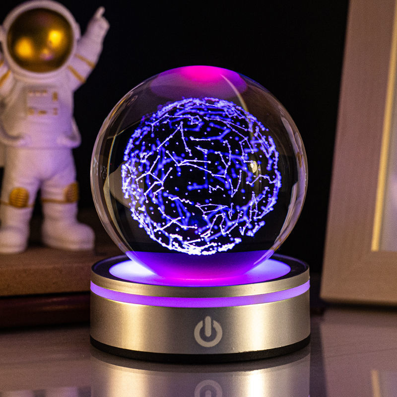 Creative Colorful 3D Luminous Crystal Ball - EverybodyBuying