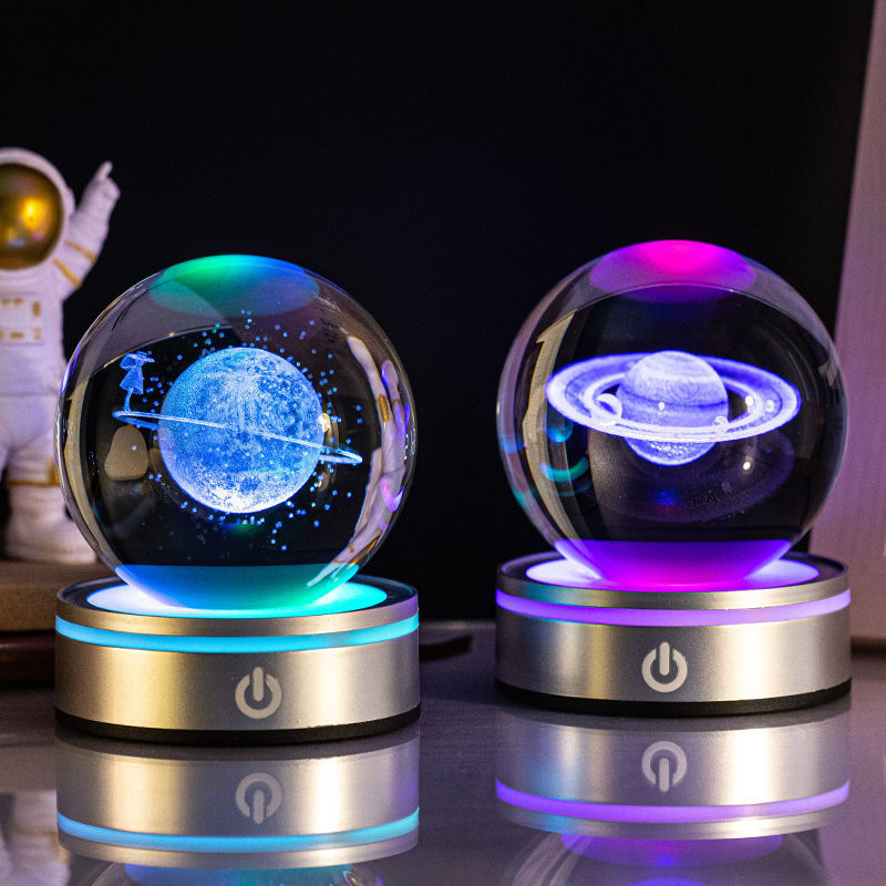 Creative Colorful 3D Luminous Crystal Ball - EverybodyBuying